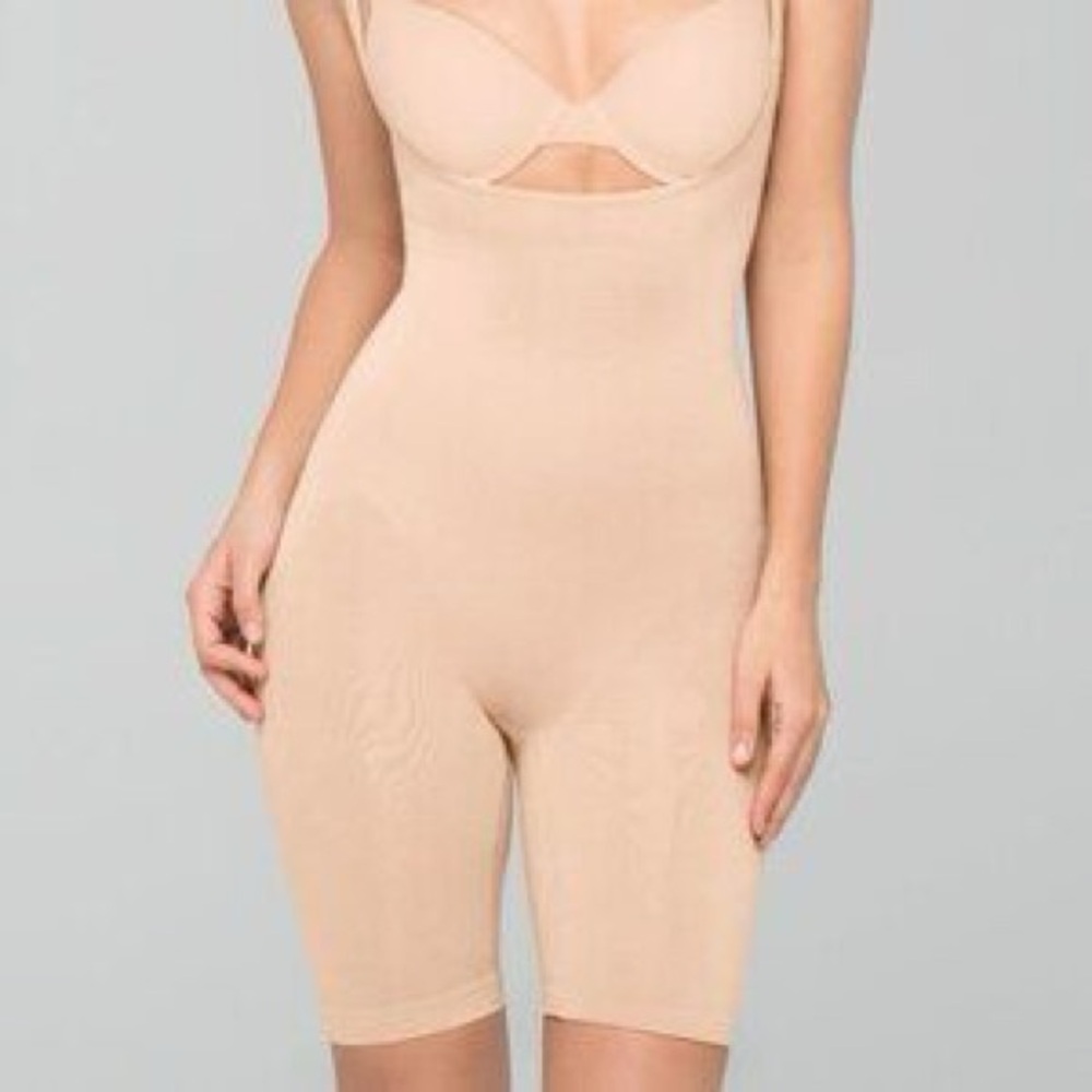 Seamless Tan Shapewear Body Wrap – Retro Lites (Size Small)